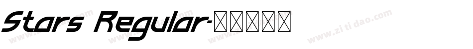 Stars Regular字体转换